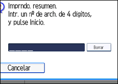 Ilustración de la pantalla panel de mandos
