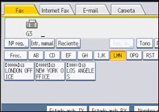 Ilustración de la pantalla panel de mandos