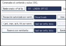 Ilustración de la pantalla panel de mandos