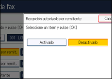 Ilustración de la pantalla panel de mandos