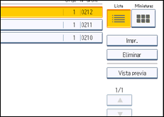 Ilustración de la pantalla panel de mandos