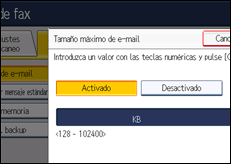 Ilustración de la pantalla panel de mandos
