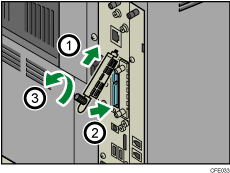 Ilustración de la instalación de la tarjeta SD