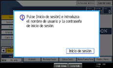 Ilustración de la pantalla panel de mandos