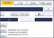 Ilustración de la pantalla panel de mandos