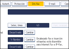 Ilustración de la pantalla panel de mandos