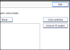 Ilustración de la pantalla panel de mandos