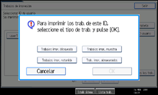 Ilustración de la pantalla panel de mandos