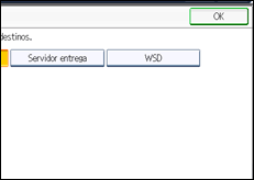 Ilustración de la pantalla panel de mandos