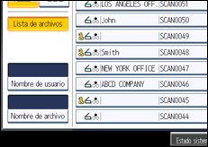 Ilustración de la pantalla panel de mandos