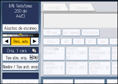 Ilustración de la pantalla panel de mandos