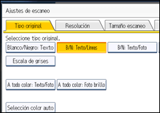 Ilustración de la pantalla panel de mandos