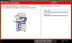 Ilustración de la pantalla panel de mandos
