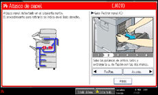Ilustración de la pantalla panel de mandos