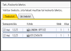 Käyttöpaneelin näyttö