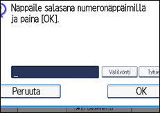 Käyttöpaneelin näyttö