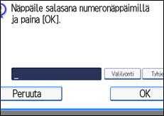 Käyttöpaneelin näyttö