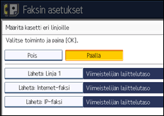 Käyttöpaneelin näyttö