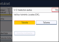 Käyttöpaneelin näyttö