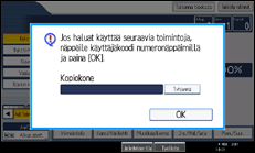 Käyttöpaneelin näyttö