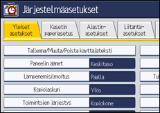 Käyttöpaneelin näyttö