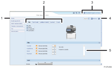 Numeroitu selaimen näytön kuva