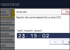 Käyttöpaneelin näyttö