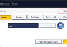 Käyttöpaneelin näyttö