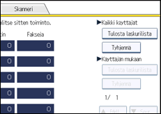 Käyttöpaneelin näyttö