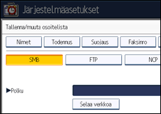 Käyttöpaneelin näyttö