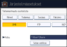 Käyttöpaneelin näyttö