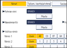 Käyttöpaneelin näyttö