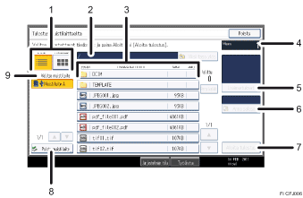 Käyttöpaneelin numeroitu näyttö