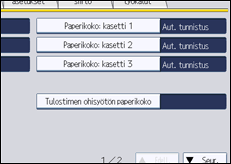 Käyttöpaneelin näyttö