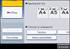 Käyttöpaneelin näyttö