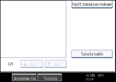 Käyttöpaneelin näyttö