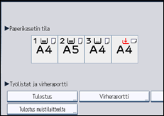 Käyttöpaneelin näyttö