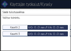Käyttöpaneelin näyttö