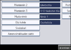 Käyttöpaneelin näyttö
