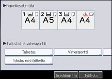 Käyttöpaneelin näyttö