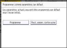 Illustration de l'écran du panneau de commande