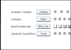 Illustration de l'écran du panneau de commande
