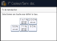 Illustration de l'écran du panneau de commande