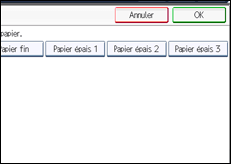 Illustration de l'écran du panneau de commande