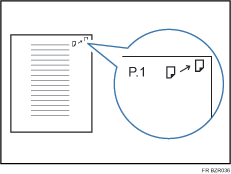 Illustration de la marque de transfert