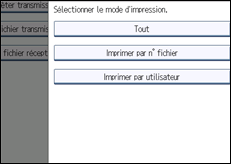 Illustration de l'écran du panneau de commande