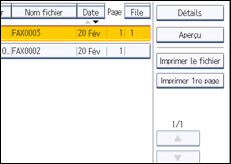 Illustration de l'écran du panneau de commande