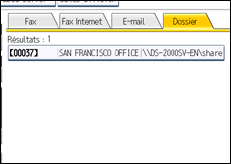 Illustration de l'écran du panneau de commande