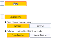 Illustration de l'écran du panneau de commande