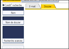 Illustration de l'écran du panneau de commande
